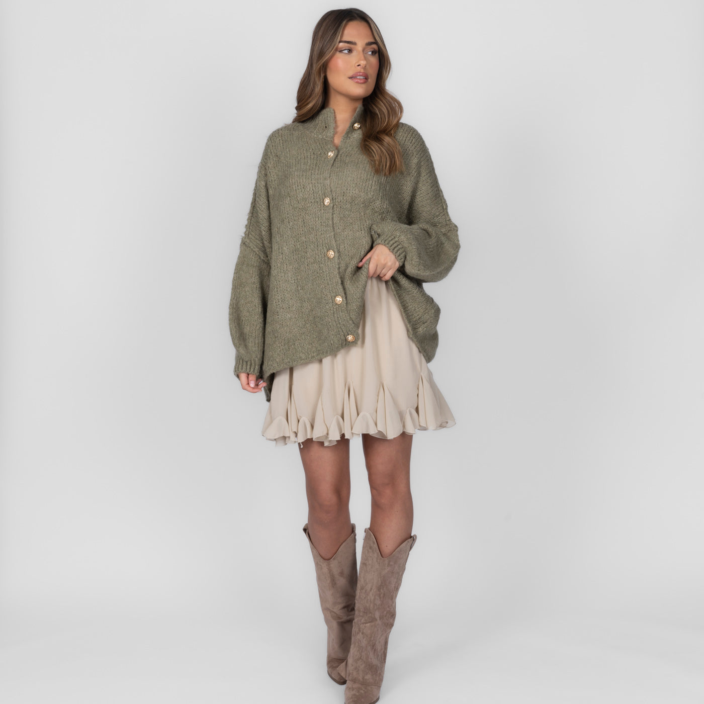 Oversized Cardigan "CozyGlam"