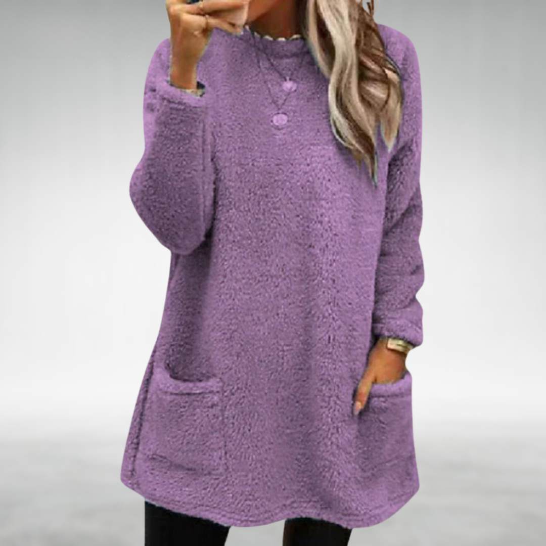 Nora – Fleece-Pullover mit Taschen
