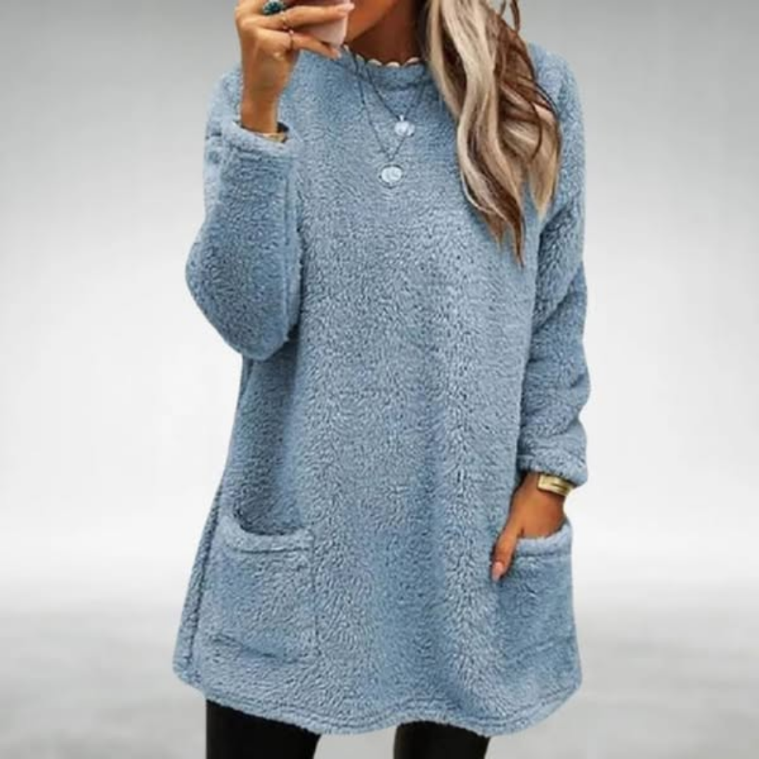 Nora – Fleece-Pullover mit Taschen