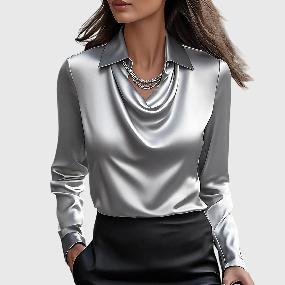 Brooklyn™ | Elegante Satinbluse