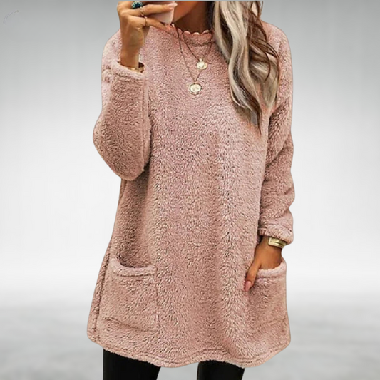 Nora – Fleece-Pullover mit Taschen