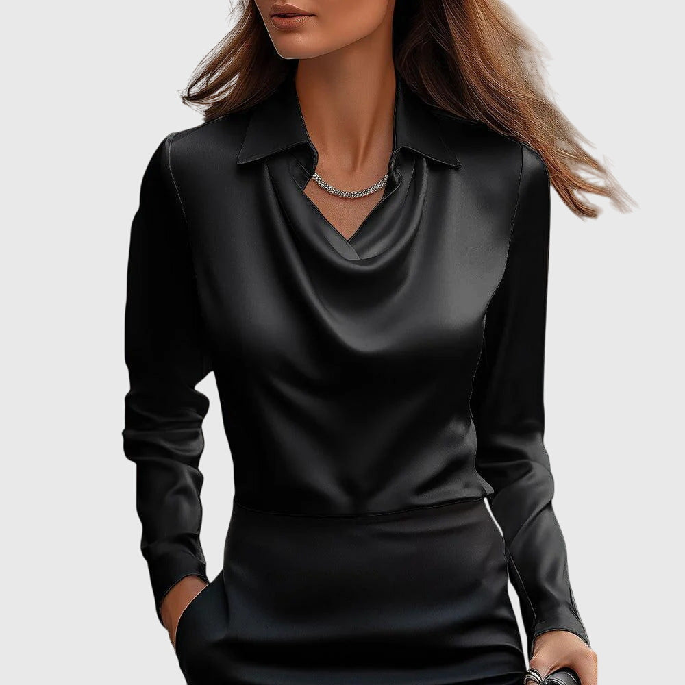Brooklyn™ | Elegante Satinbluse