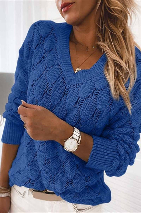 Delaney™ | Eleganter V-Ausschnitt Pullover