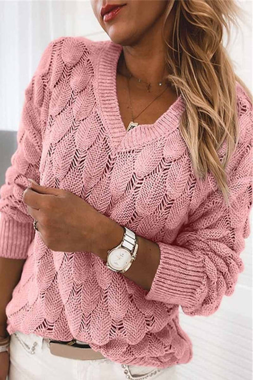Delaney™ | Eleganter V-Ausschnitt Pullover