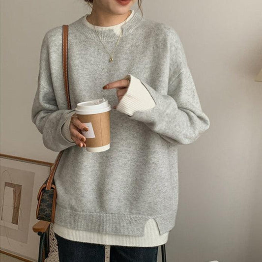 Kaia™ | Stilvoller Farbblock-Pullover