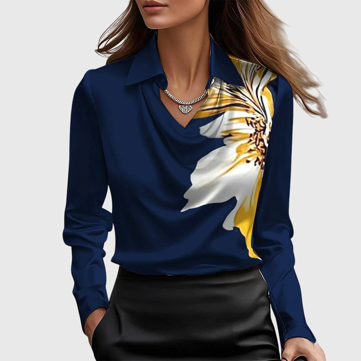 Brooklyn™ | Elegante Satinbluse