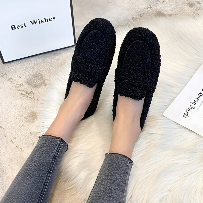 Nina™ | Warme bequeme Schafwoll-Loafers