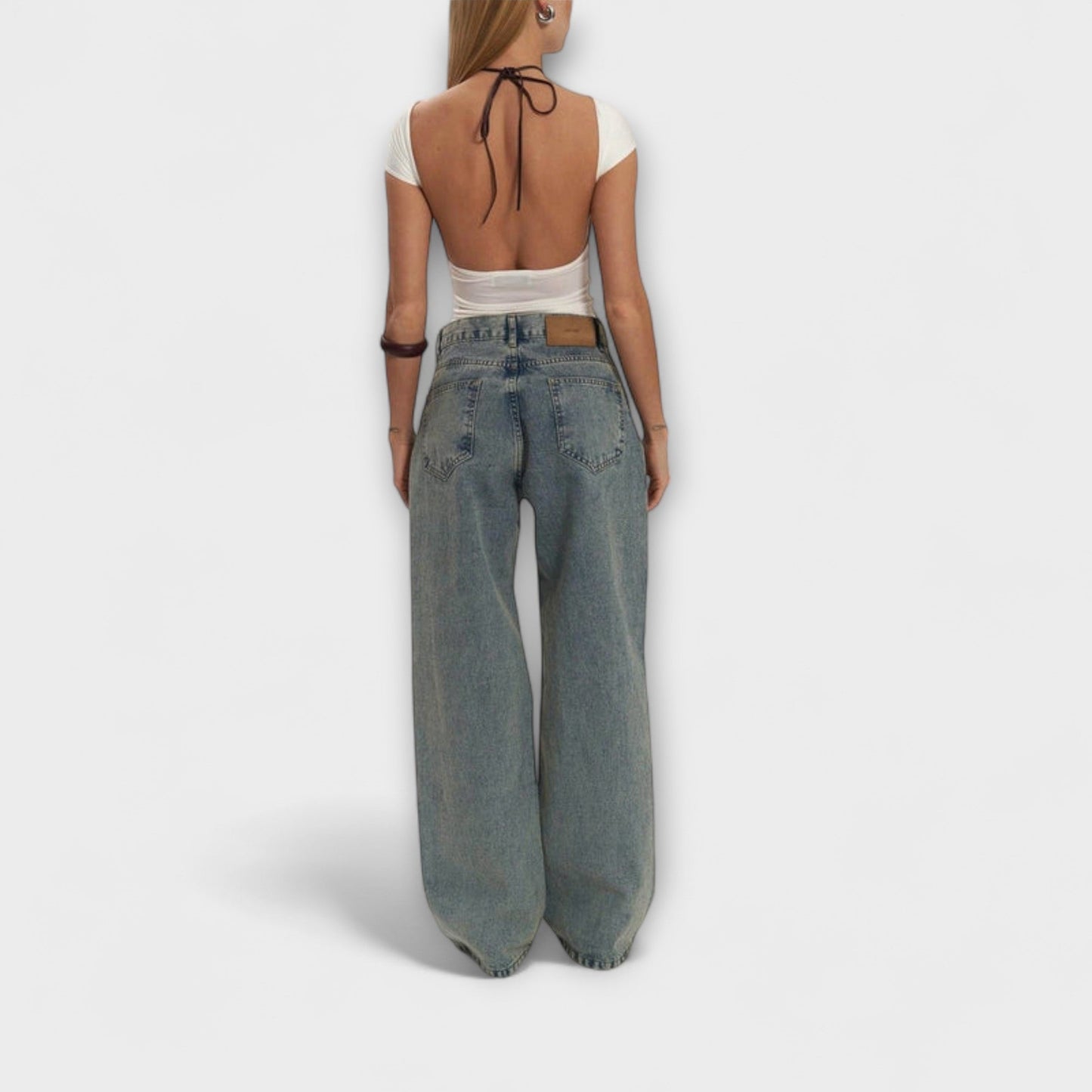 Sina – Trixie Straight-Leg Jeans In Klarem Blau