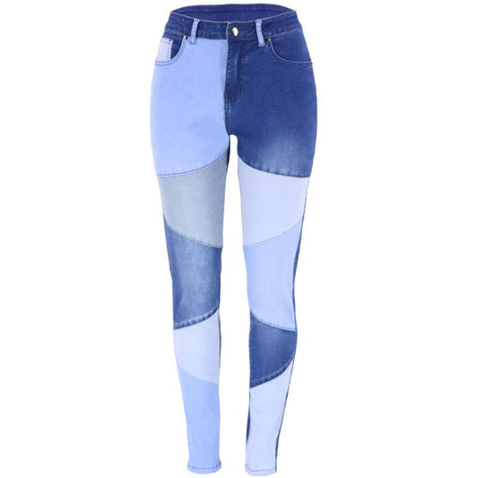 Frieda – Schmal Geschnittene Hose Mit Farbakzent-Design