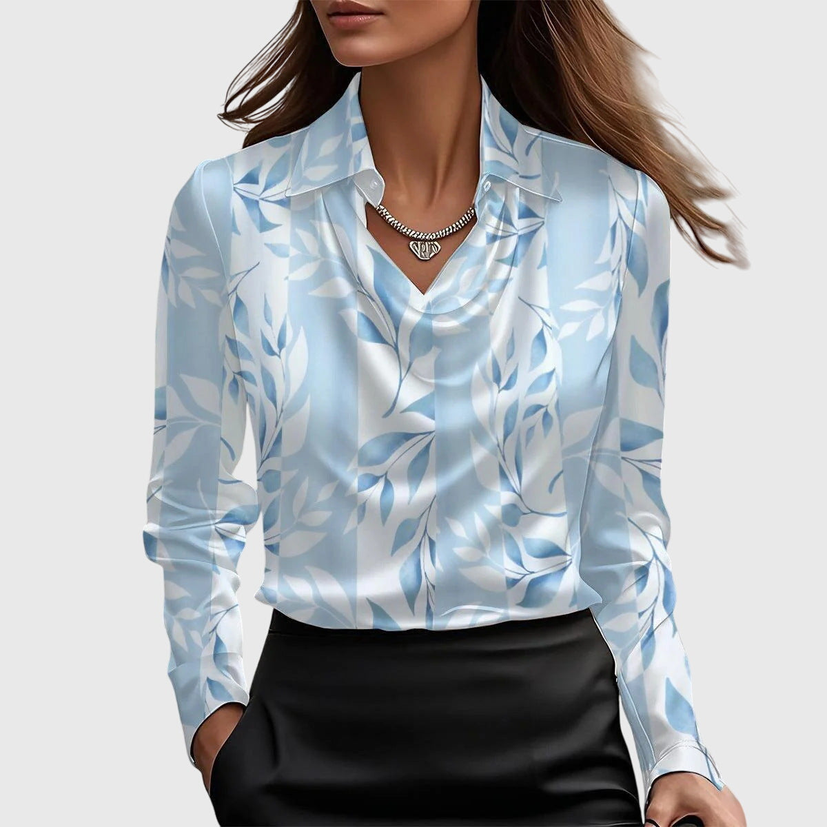 Brooklyn™ | Elegante Satinbluse