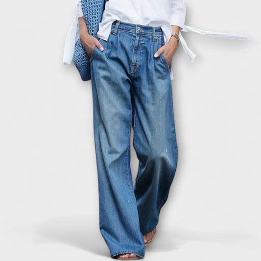 Liesa - Hochwertige Jeans mit weitem Bein