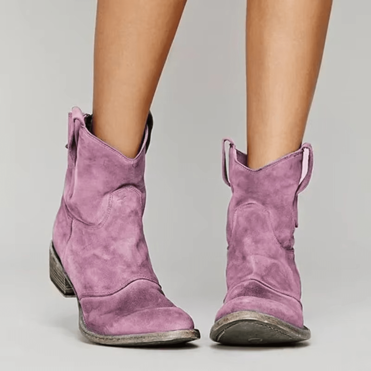 Charlotte™ | Legere Wildleder Enkellaarzen