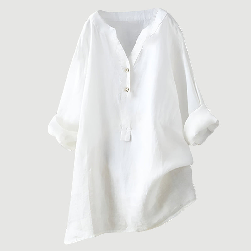 Zarina - Bequeme Leinenbluse