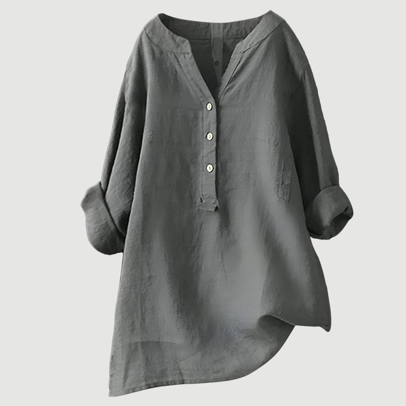 Zarina - Bequeme Leinenbluse