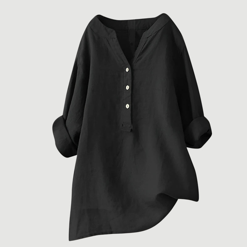 Zarina - Bequeme Leinenbluse