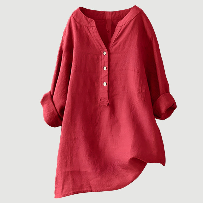 Zarina - Bequeme Leinenbluse