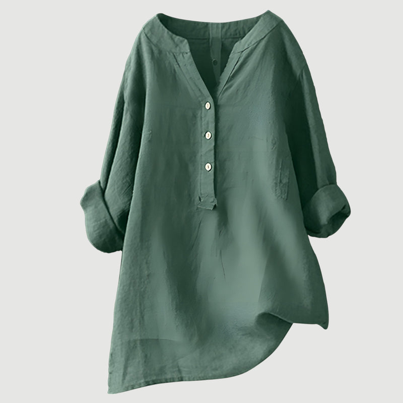 Zarina - Bequeme Leinenbluse