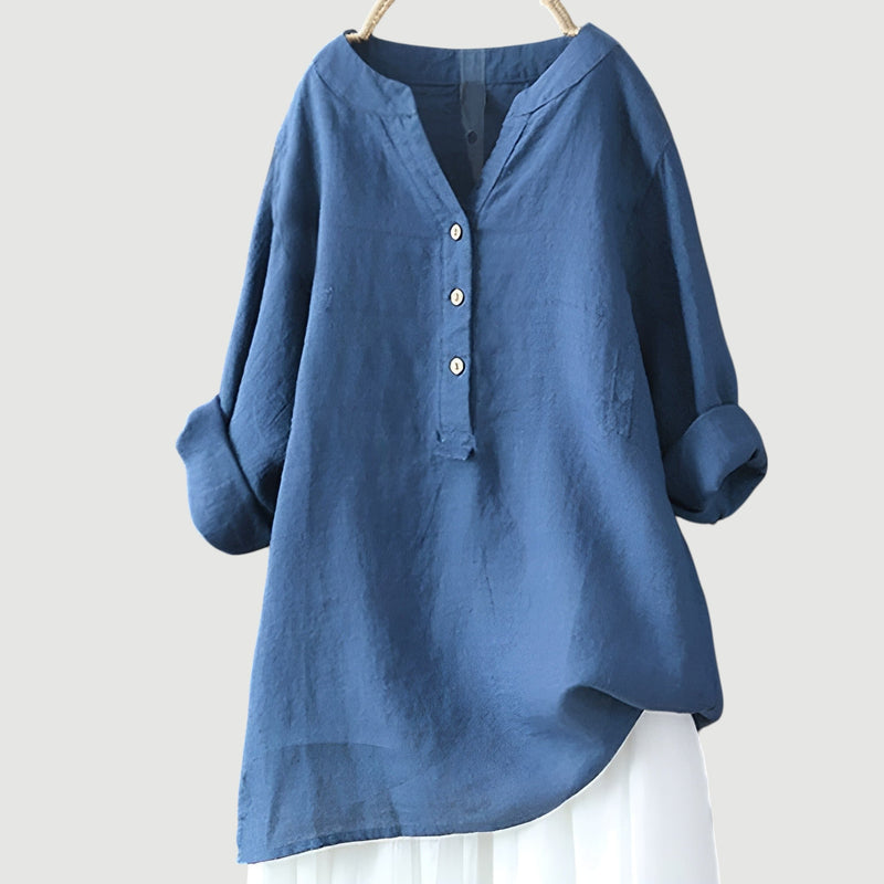 Zarina - Bequeme Leinenbluse